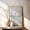 404 Motivation Not Found — hero mockup