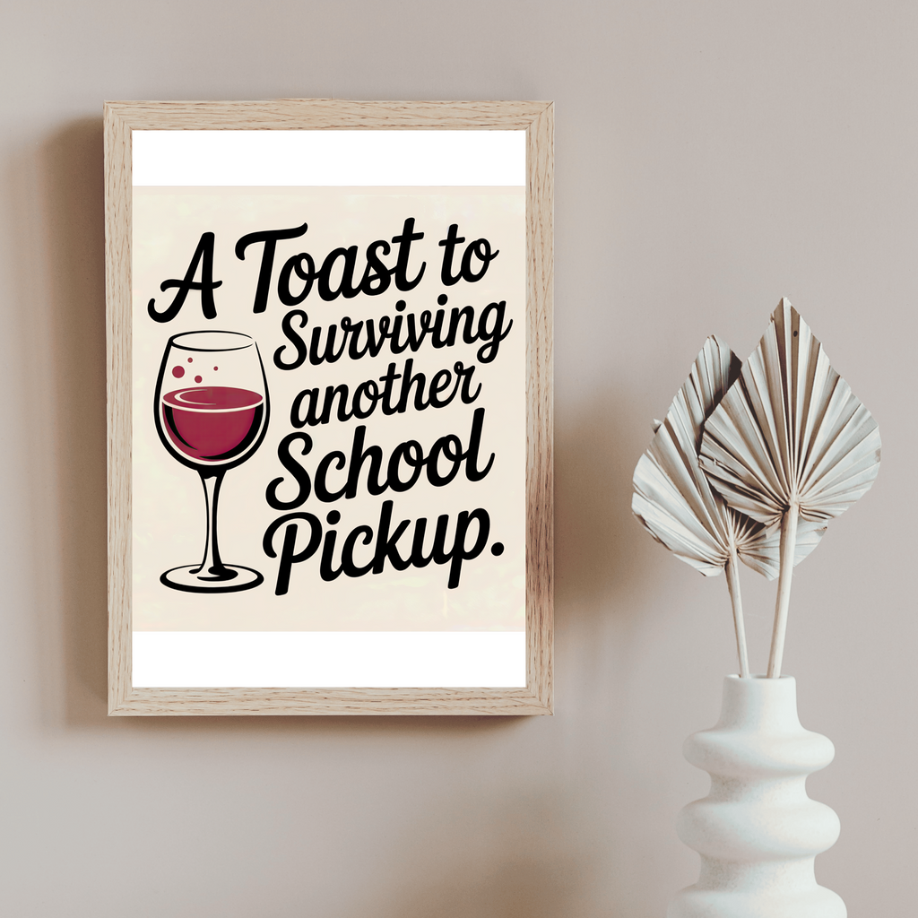 Surviving School Pickup — alt-context mockup