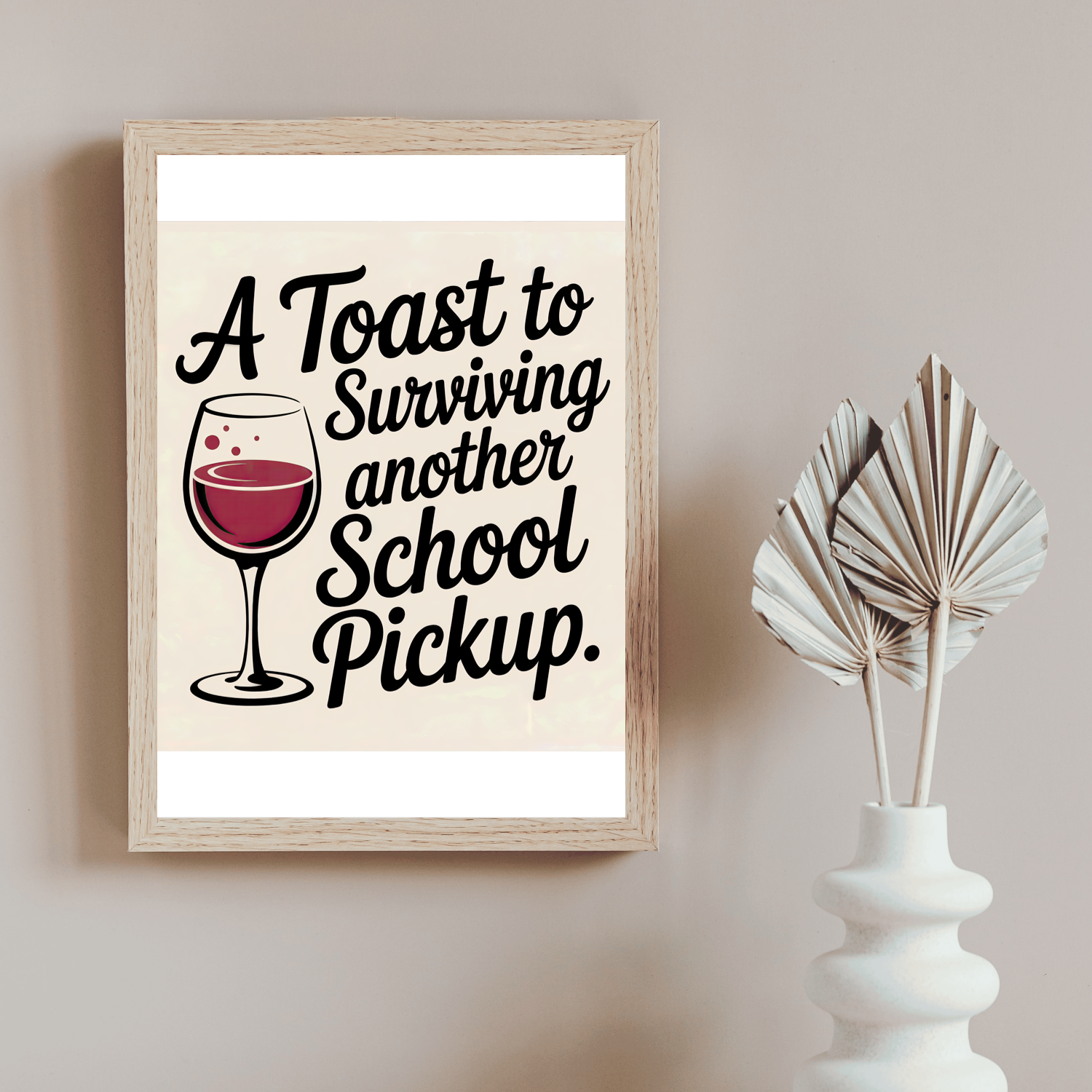 Surviving School Pickup — alt-context mockup