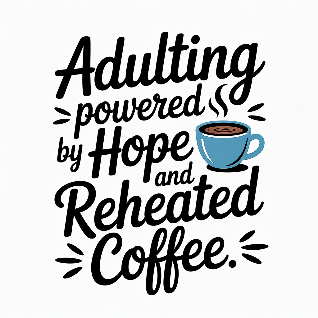 Adulting: Powered by Hope and Reheated Coffee
