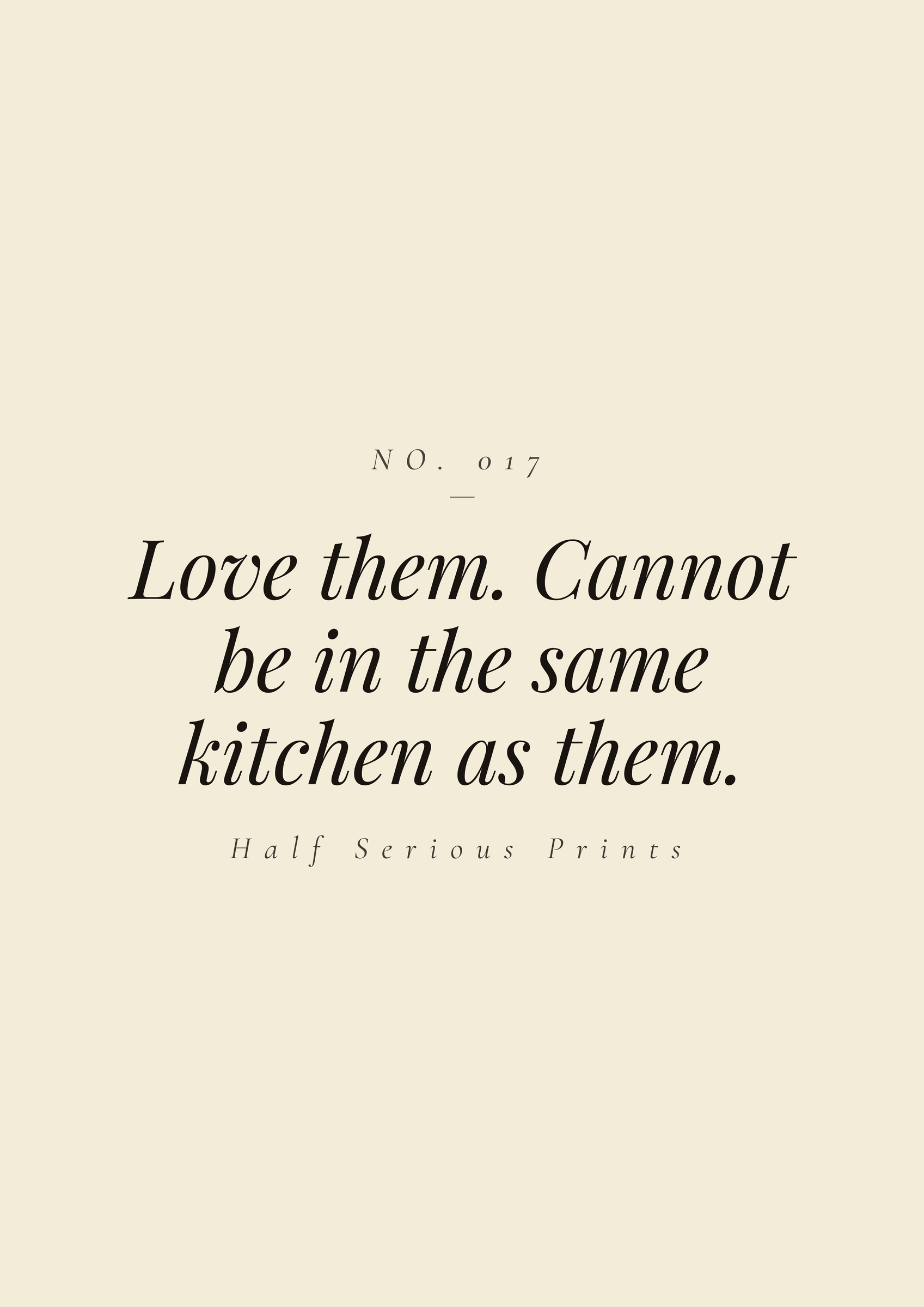 Love them. Cannot be in the same kitchen as them.