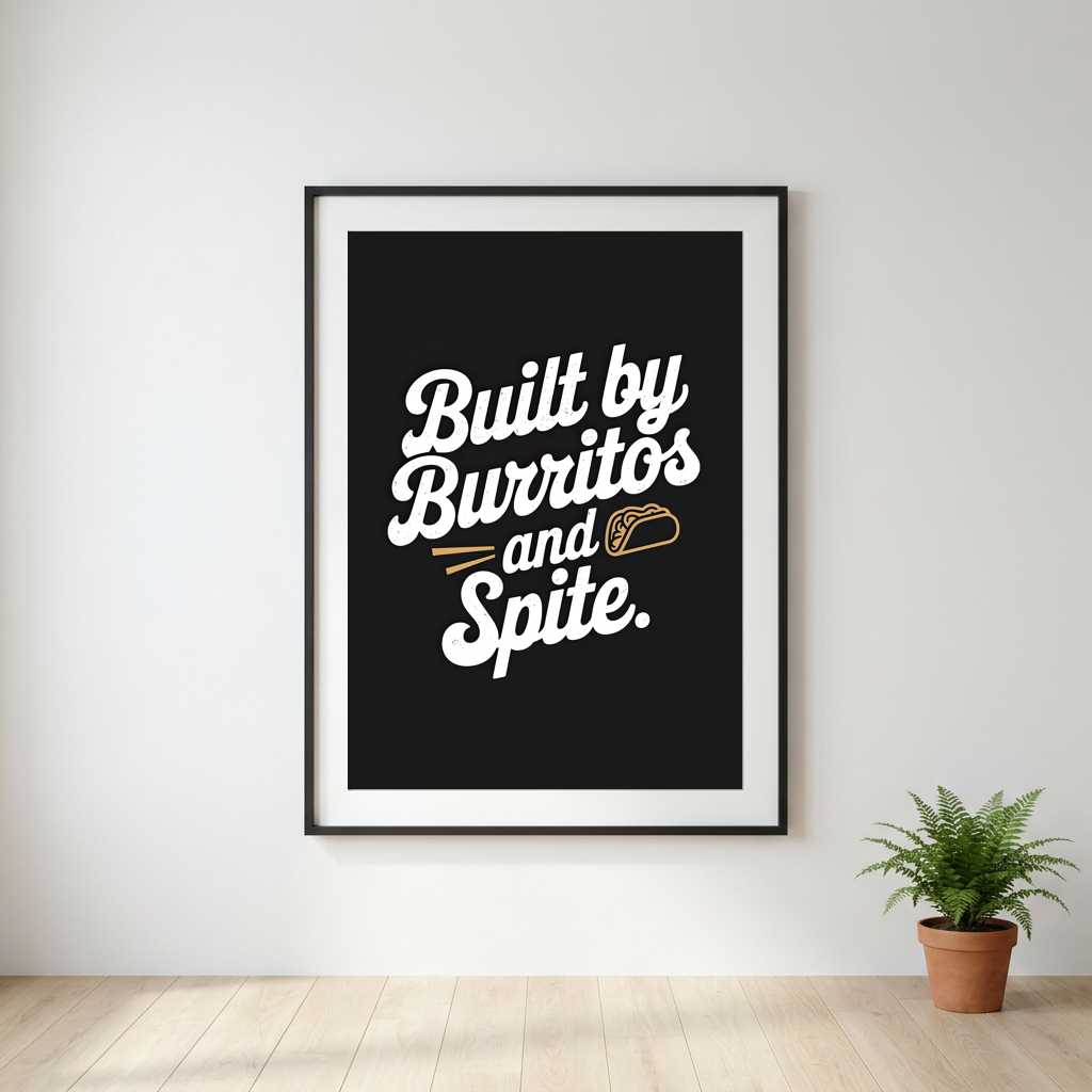 Built by Burritos and Spite