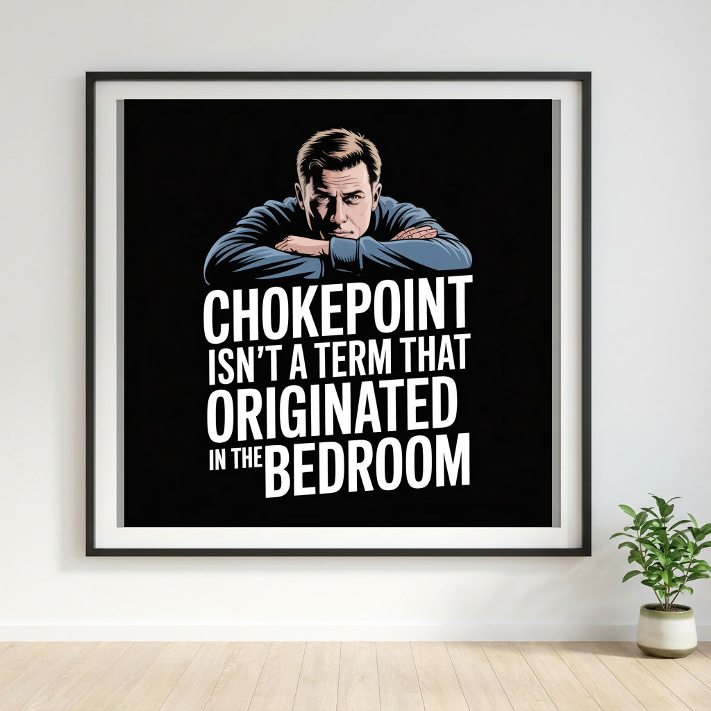 Chokepoint Isn't a Term That Originated in the Bedroom