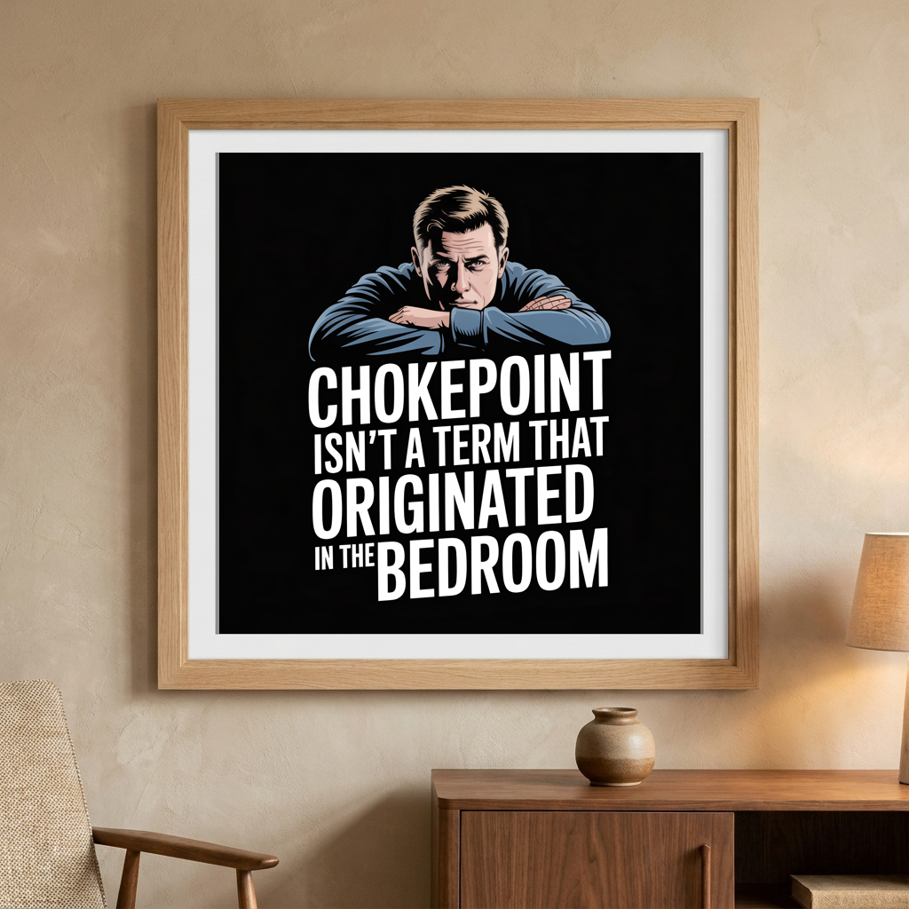 Chokepoint Isn't a Term That Originated in the Bedroom