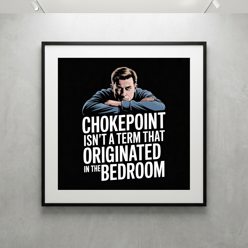 Chokepoint Isn't a Term That Originated in the Bedroom