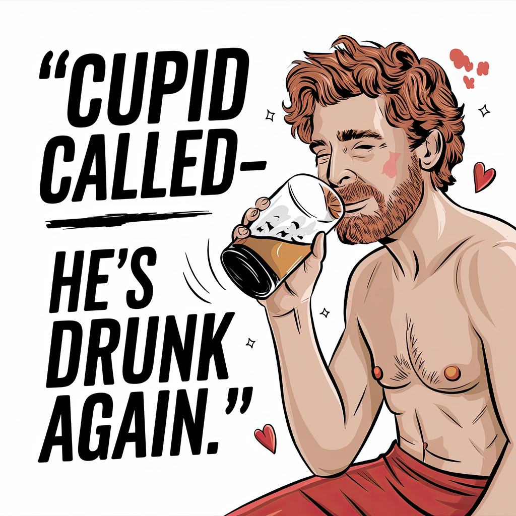 Cupid Called He's Drunk Again