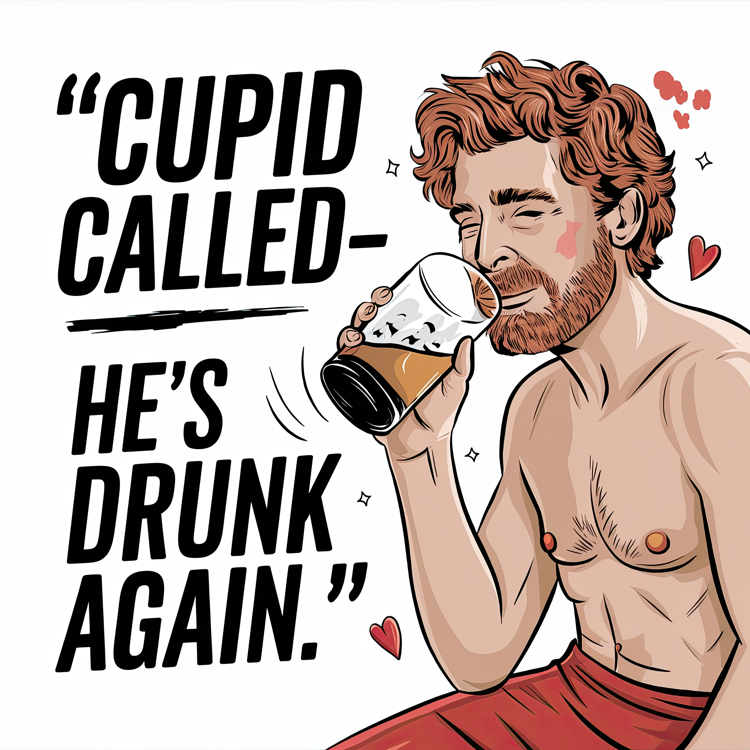 Cupid Called He's Drunk Again