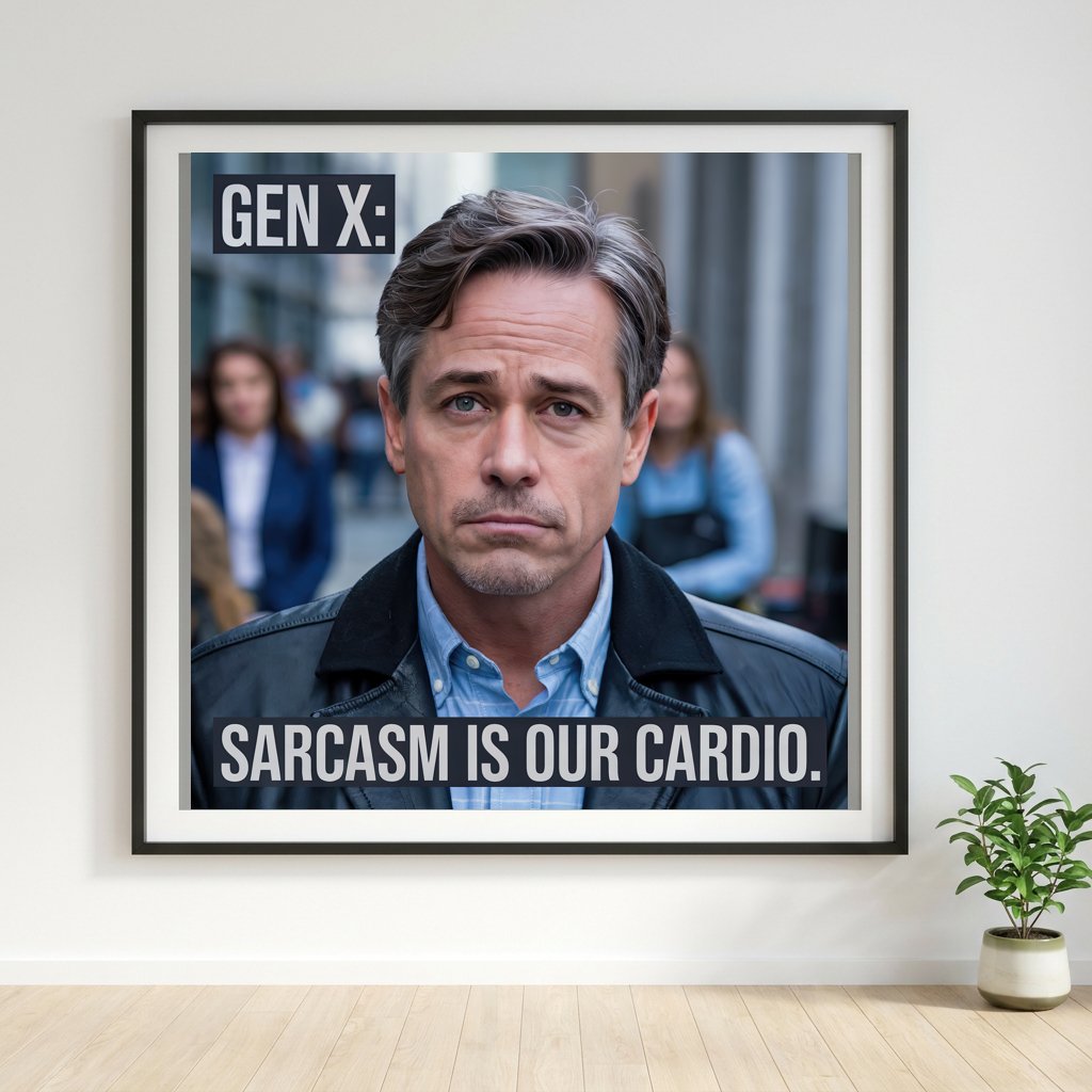Gen X Sarcasm is Our Cardio