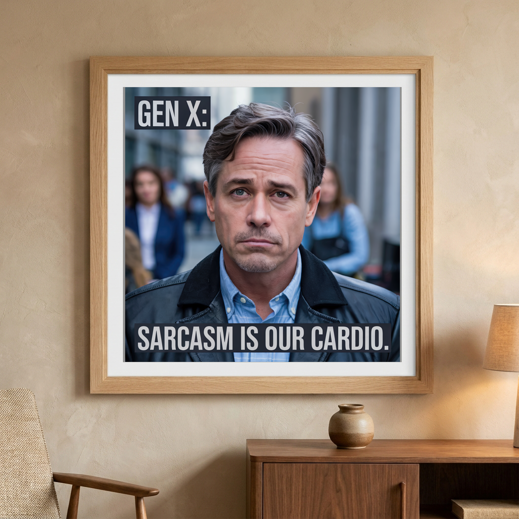 Gen X Sarcasm is Our Cardio