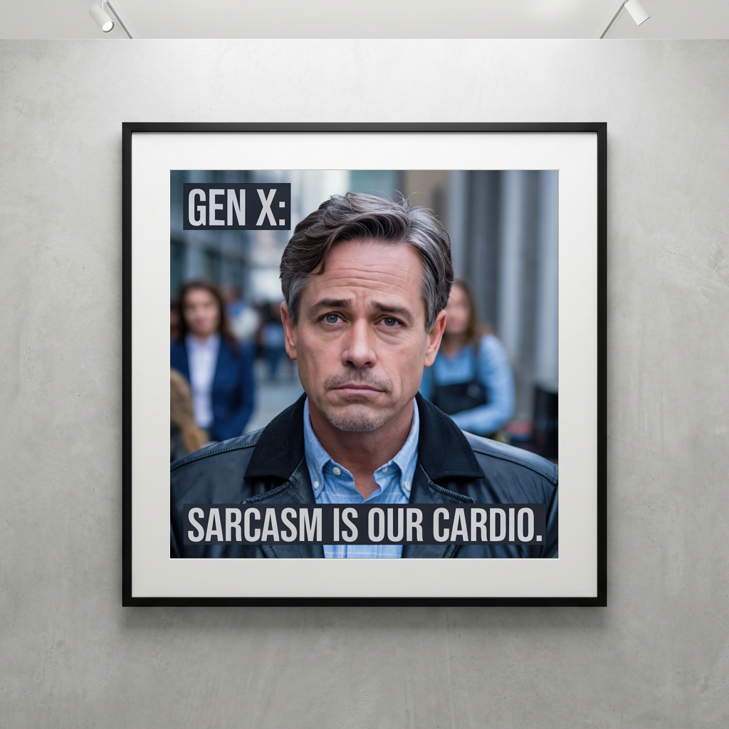 Gen X Sarcasm is Our Cardio