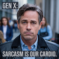 Gen X Sarcasm is Our Cardio