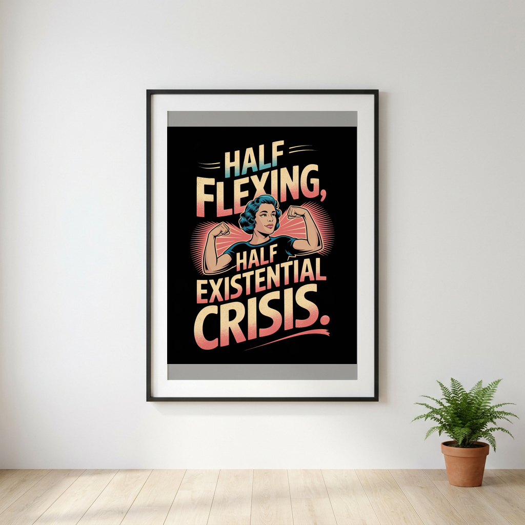 Half Flexing Half Existential Crisis