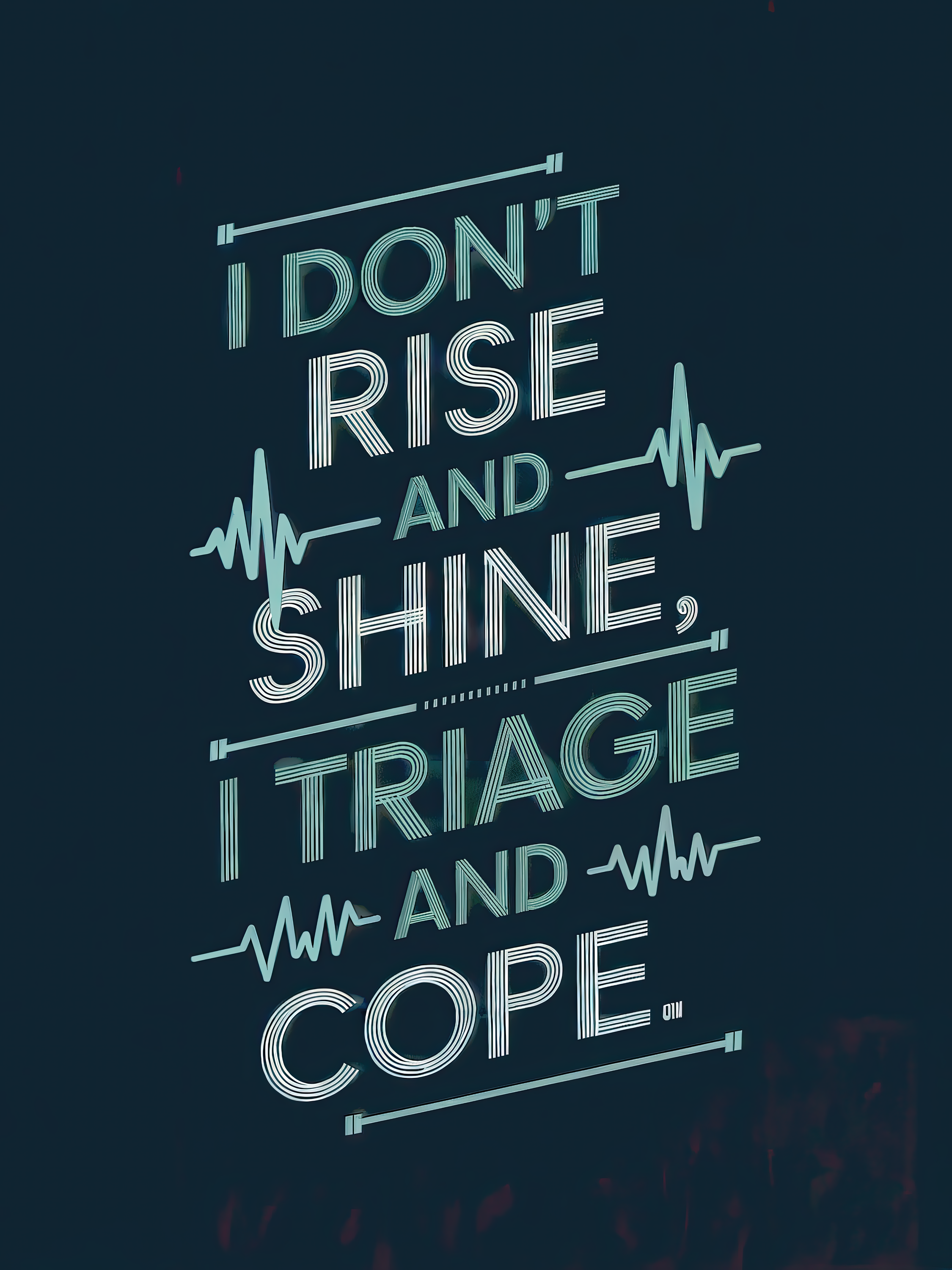 I Don't Rise and Shine I Triage and Cope