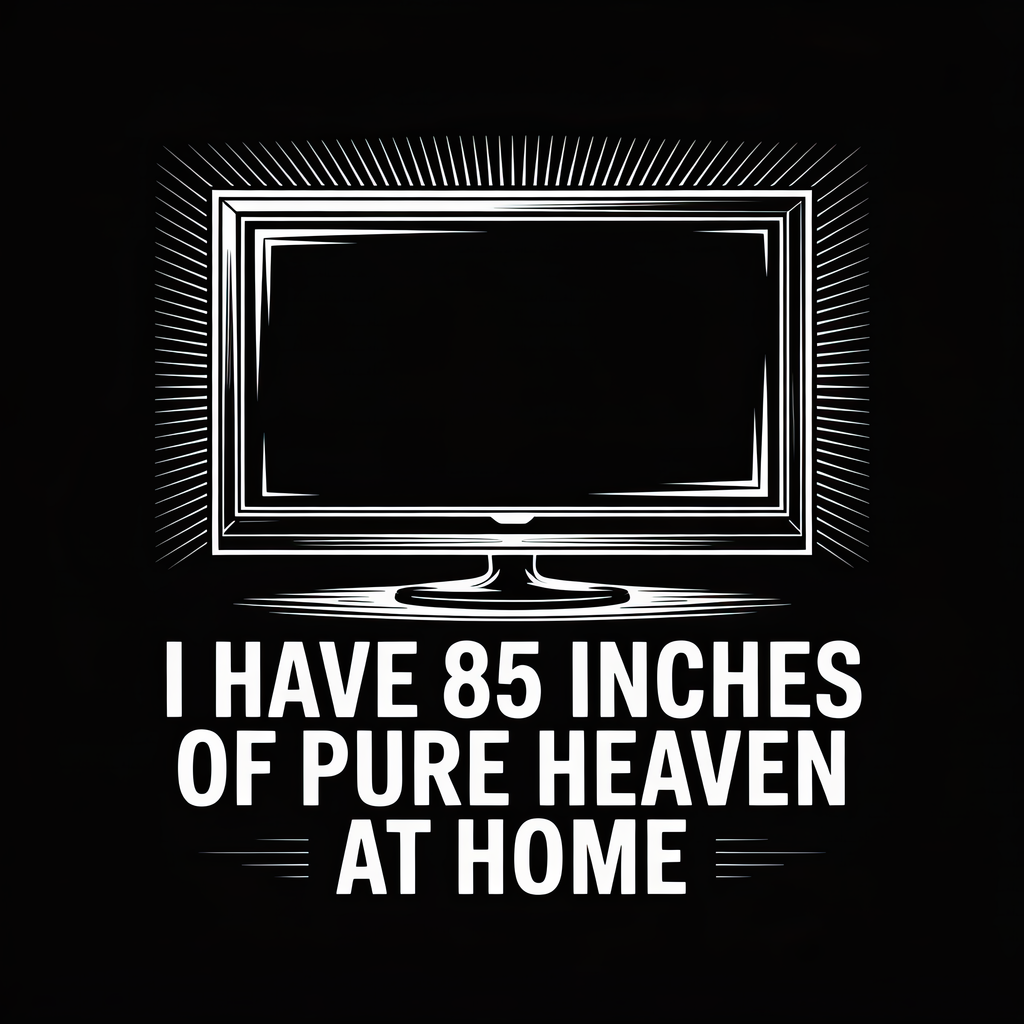 I Have 85 Inches of Pure Heaven at Home