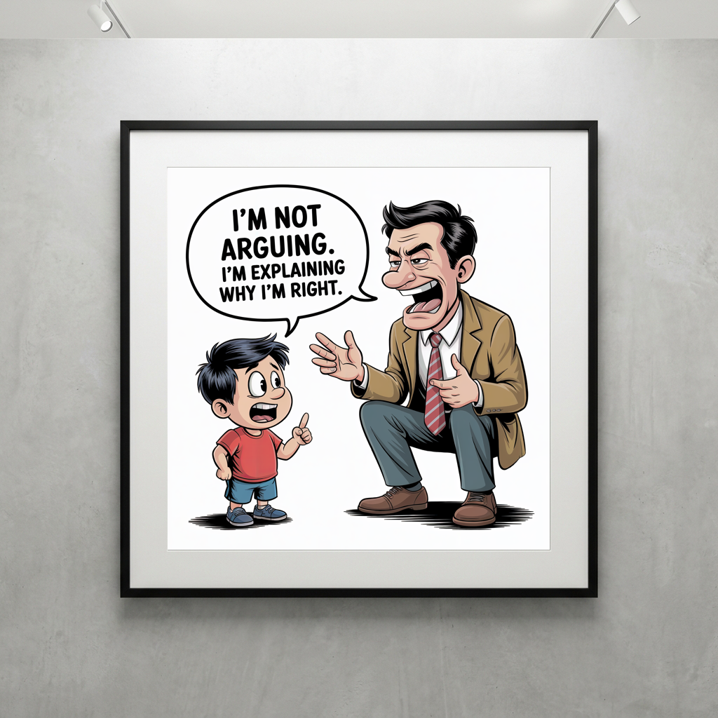 I'm not Arguing I'm Explaining Why I'm Right