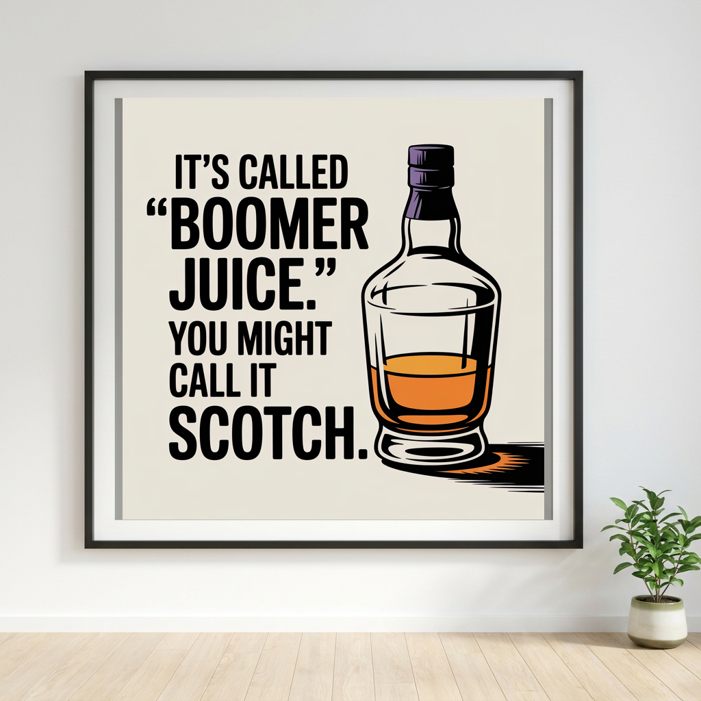 It's Called Boomer Juice You Might Call it Scotch