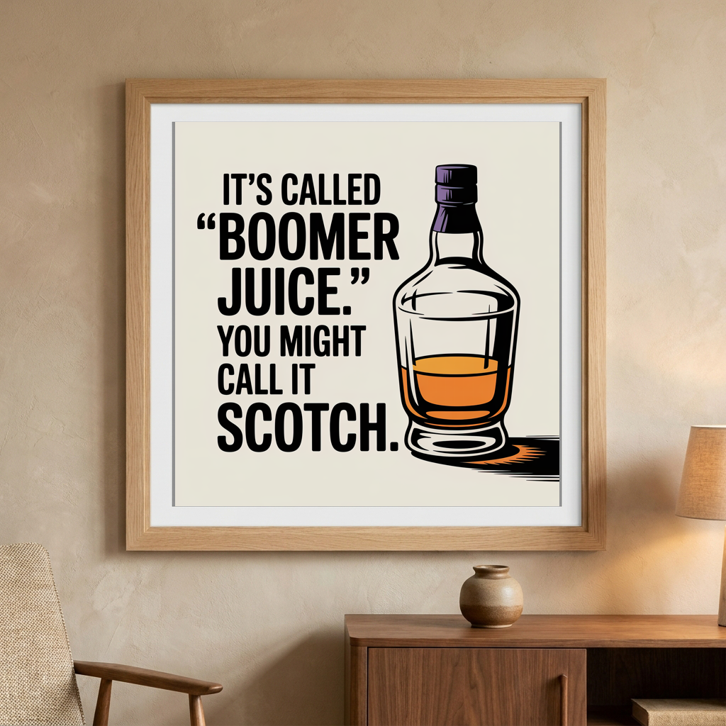 It's Called Boomer Juice You Might Call it Scotch