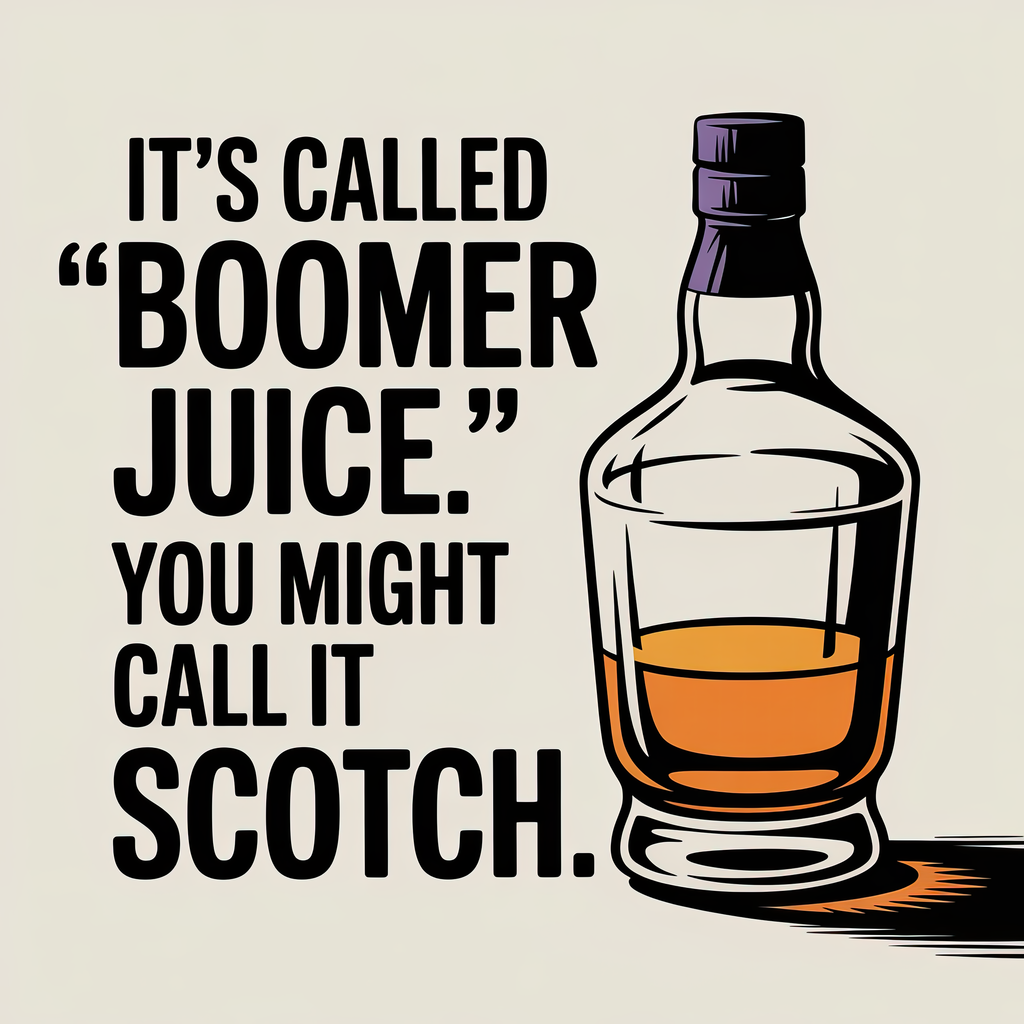 It's Called Boomer Juice You Might Call it Scotch