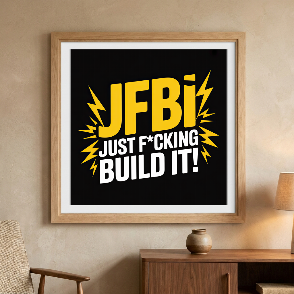 Jfbi Just Fcking Build it