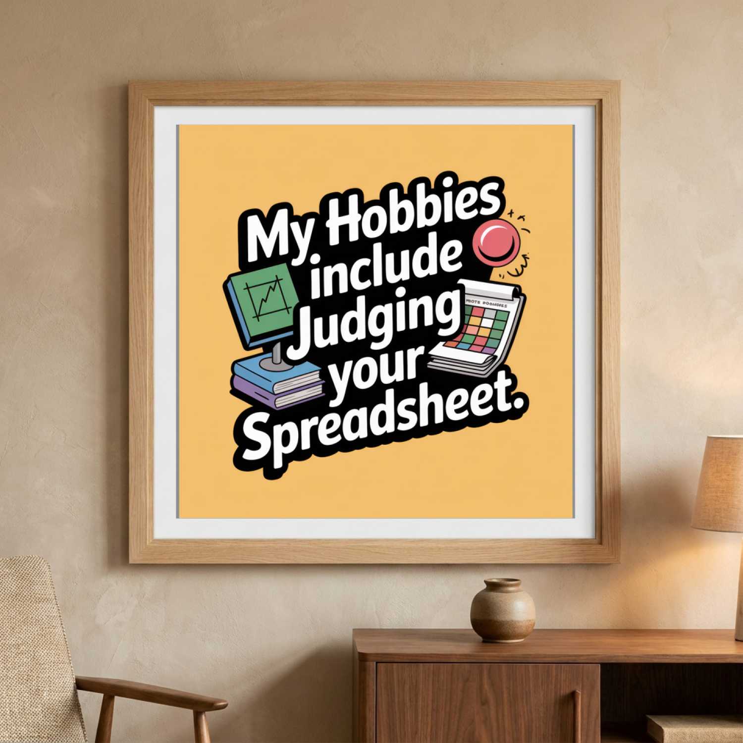 Judging Your Spreadsheet — CozyWoodRoom mockup