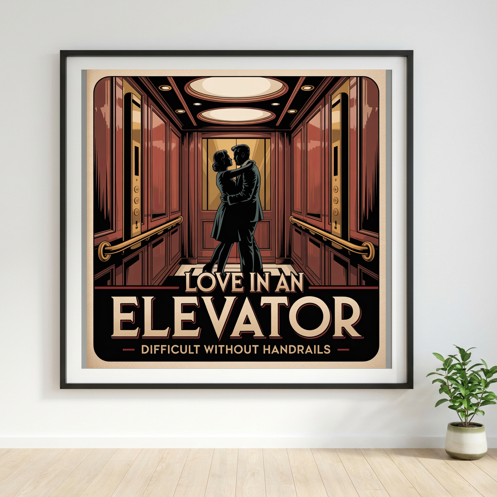 Love in an Elevator Difficult Without Handrails