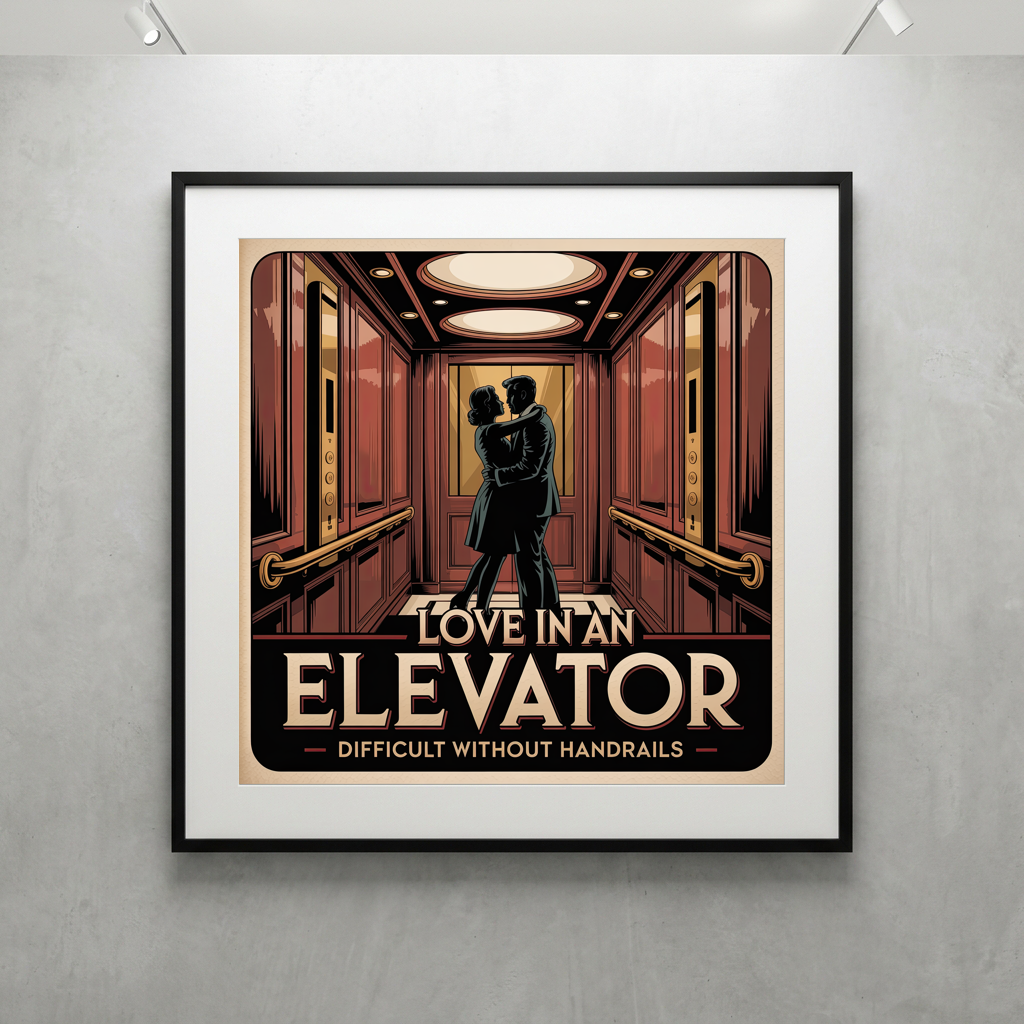 Love in an Elevator Difficult Without Handrails
