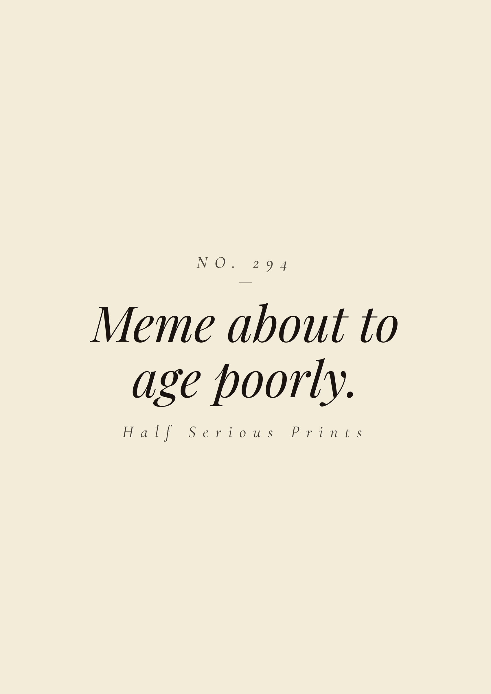 Meme about to age poorly.