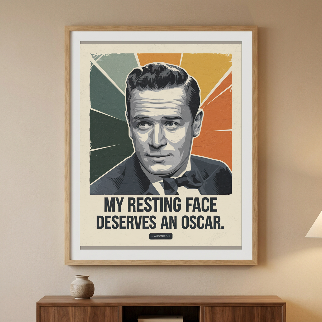 My Resting Face Deserves an Oscar