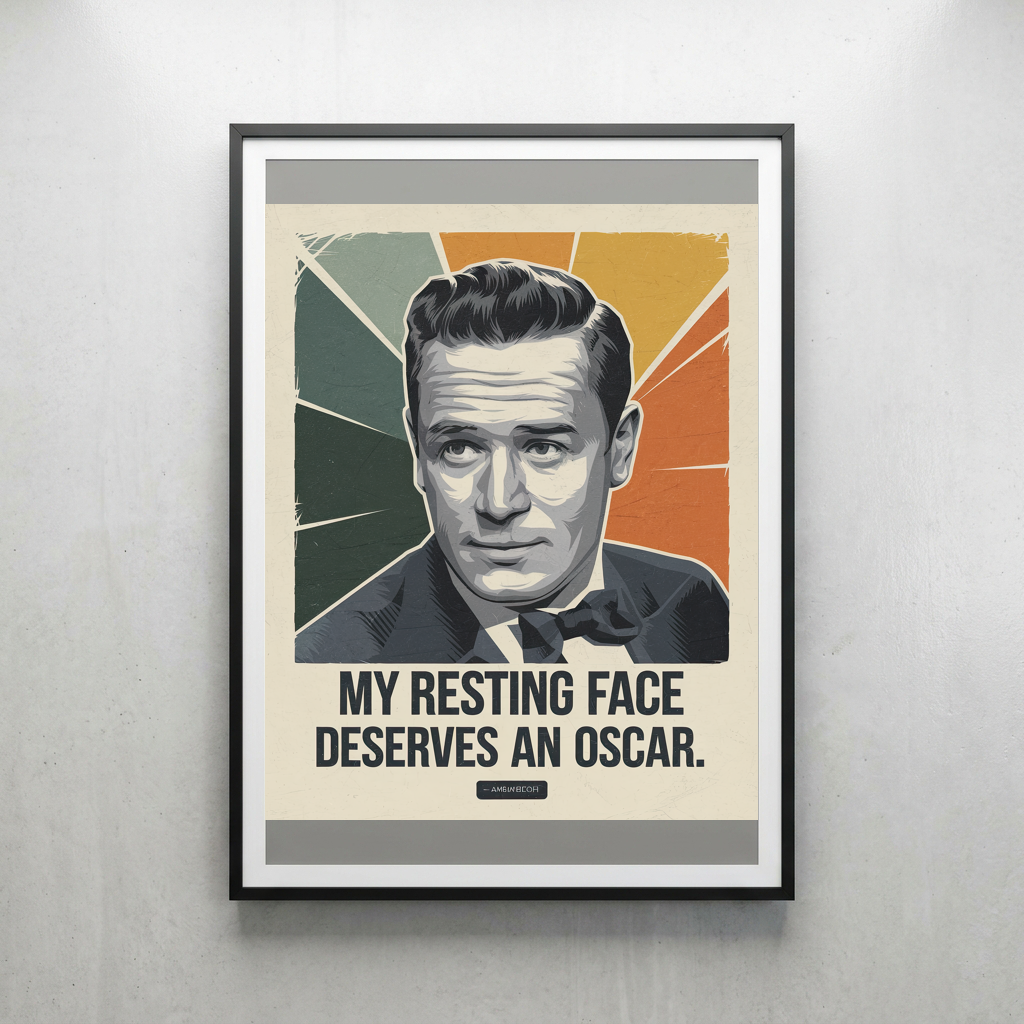My Resting Face Deserves an Oscar