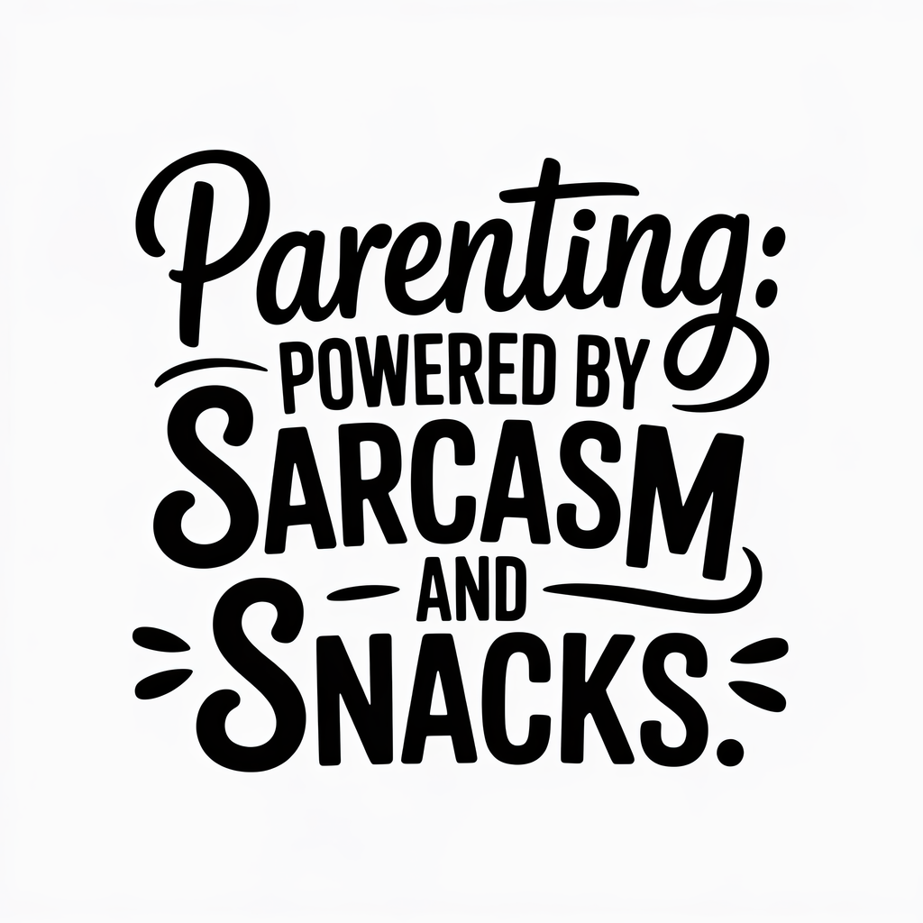 Parenting: Powered by Sarcasm and Snacks