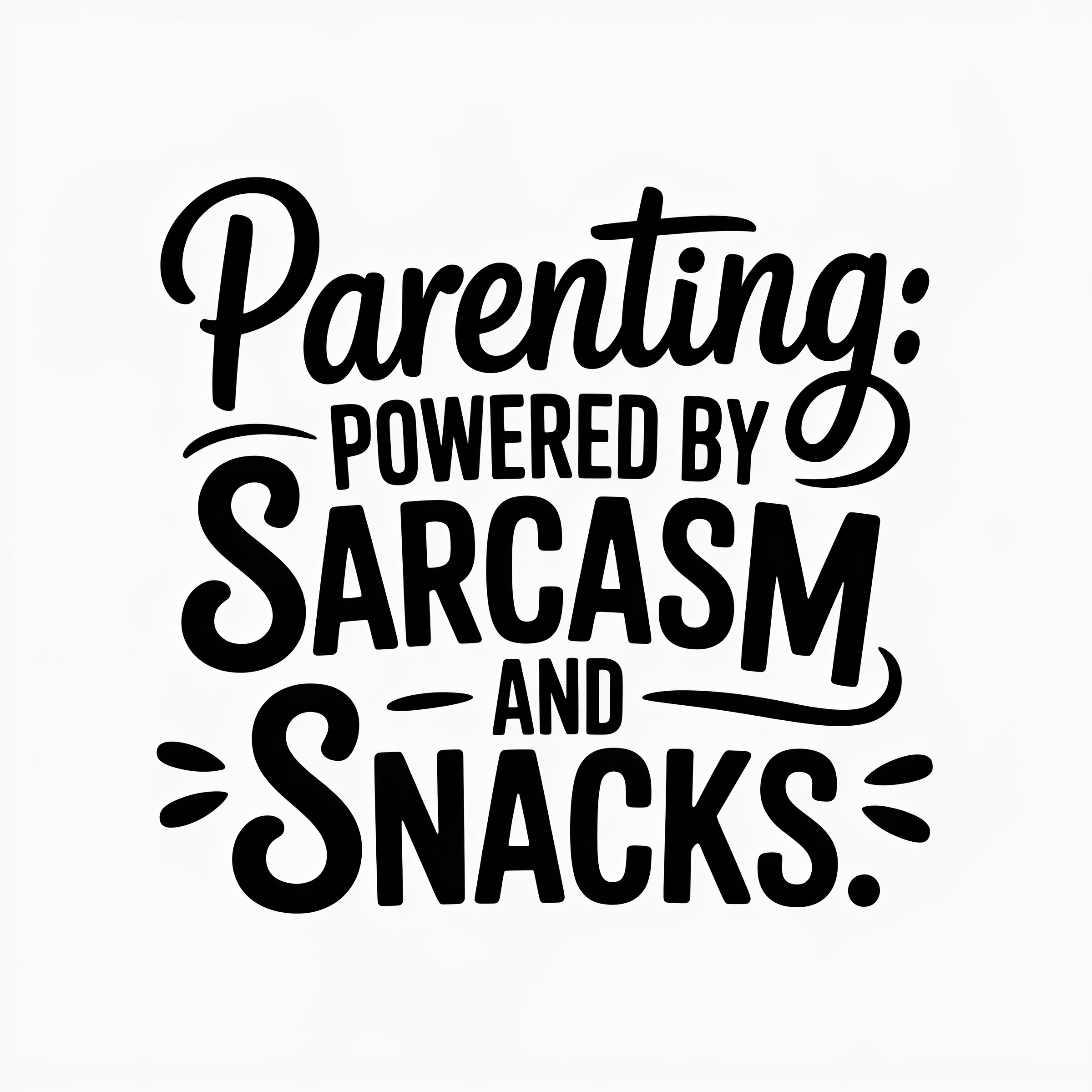 Parenting: Powered by Sarcasm and Snacks