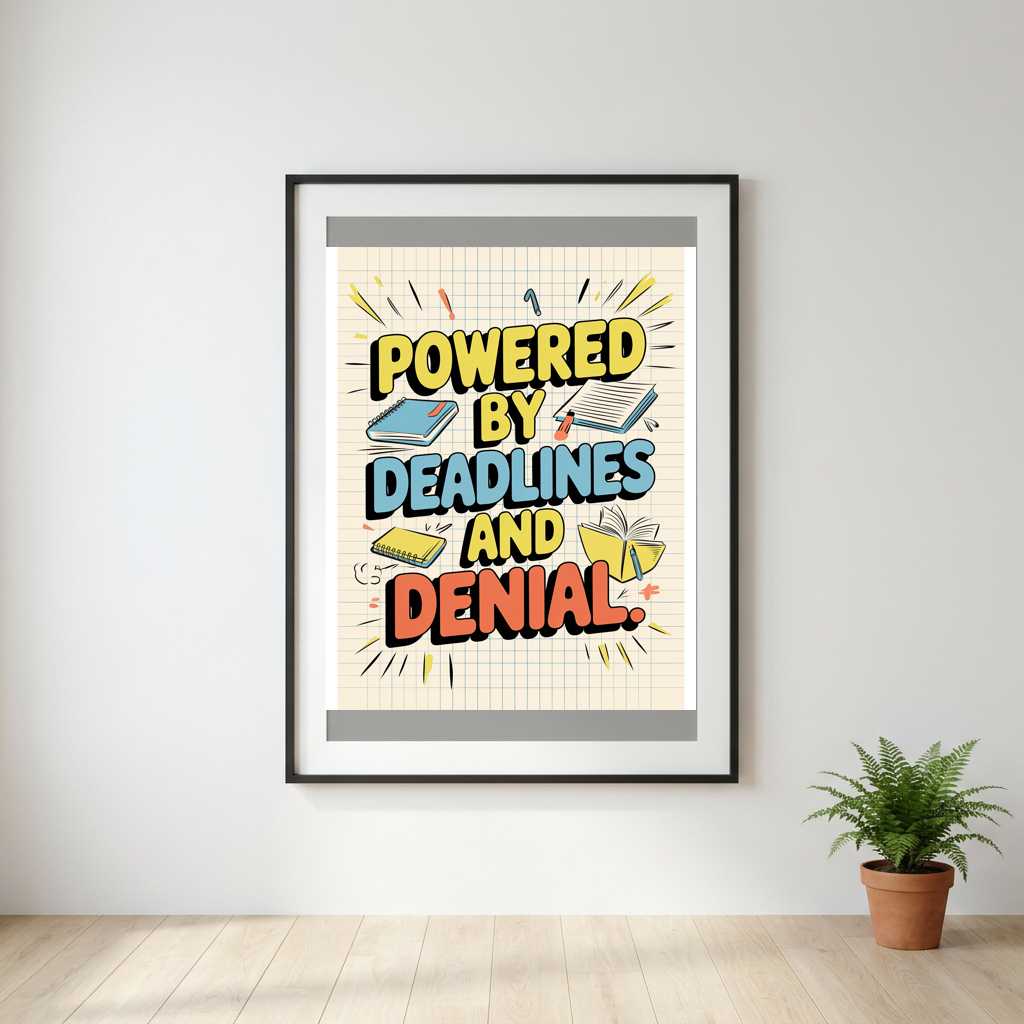 Powered By Deadlines and Denial