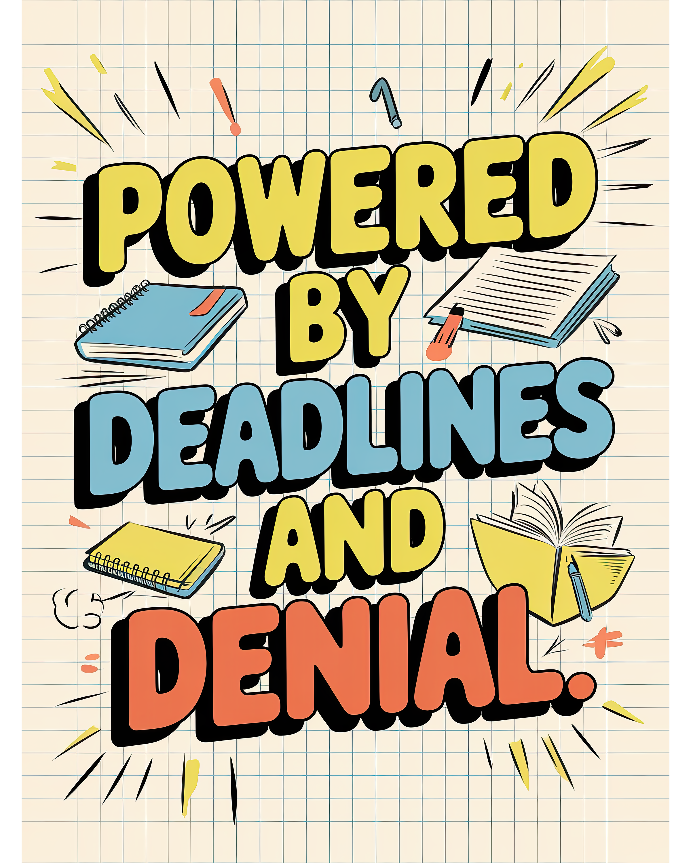 Powered By Deadlines and Denial