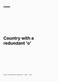 Half Serious Prints text-only design
