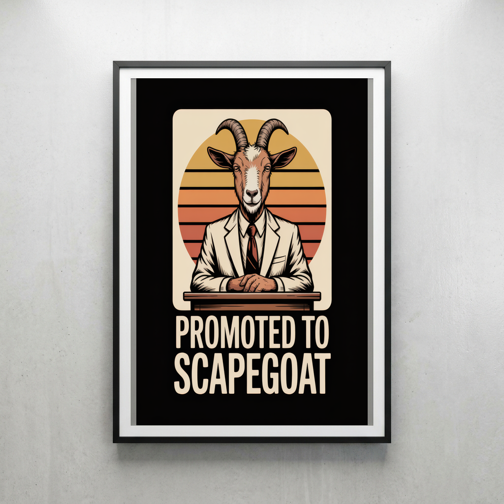 Promoted to Scapegoat
