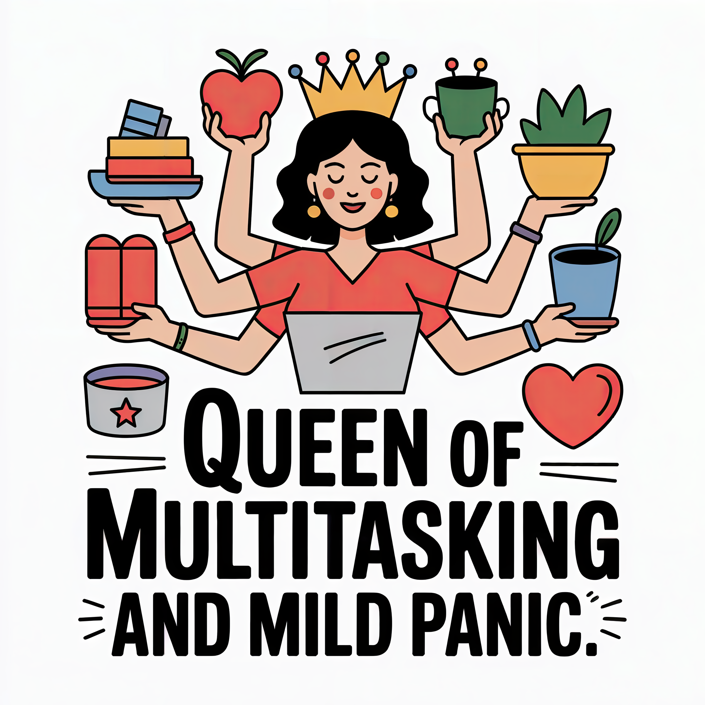 Queen of Multitasking and Mild Panic