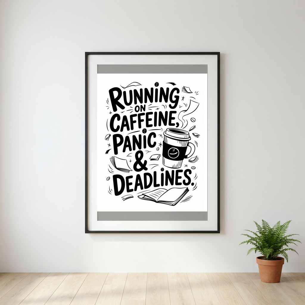 Running on Caffeine, Panic, and Deadlines