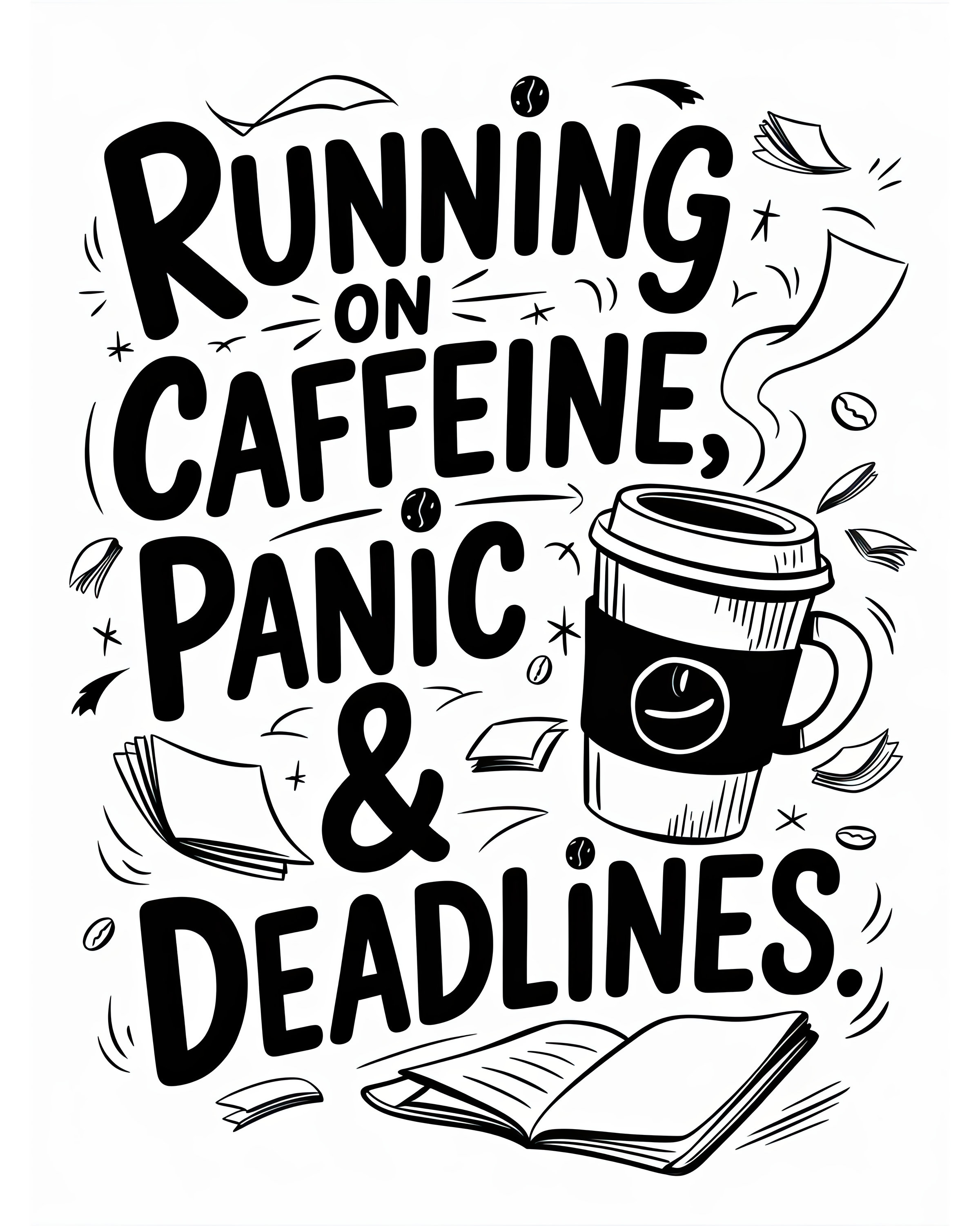 Running on Caffeine, Panic, and Deadlines