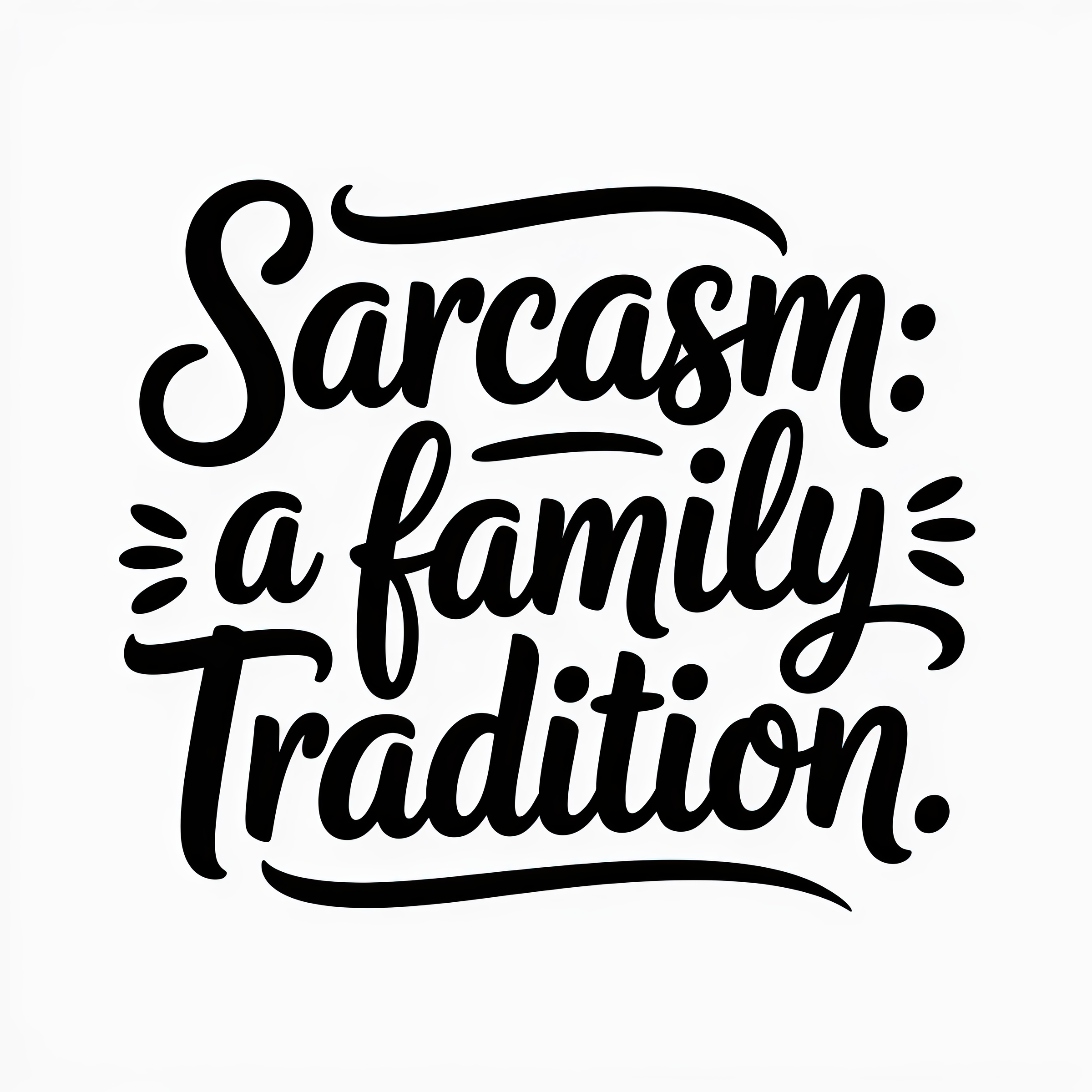 Sarcasm a Family Tradition