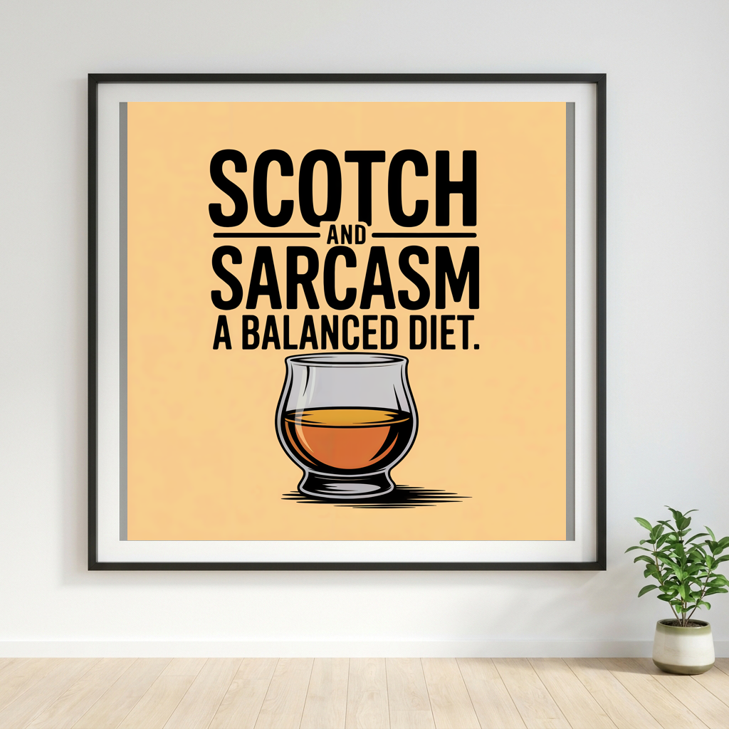 Scotch and Sarcasm a Balanced Diet