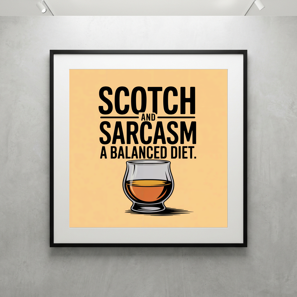 Scotch and Sarcasm a Balanced Diet