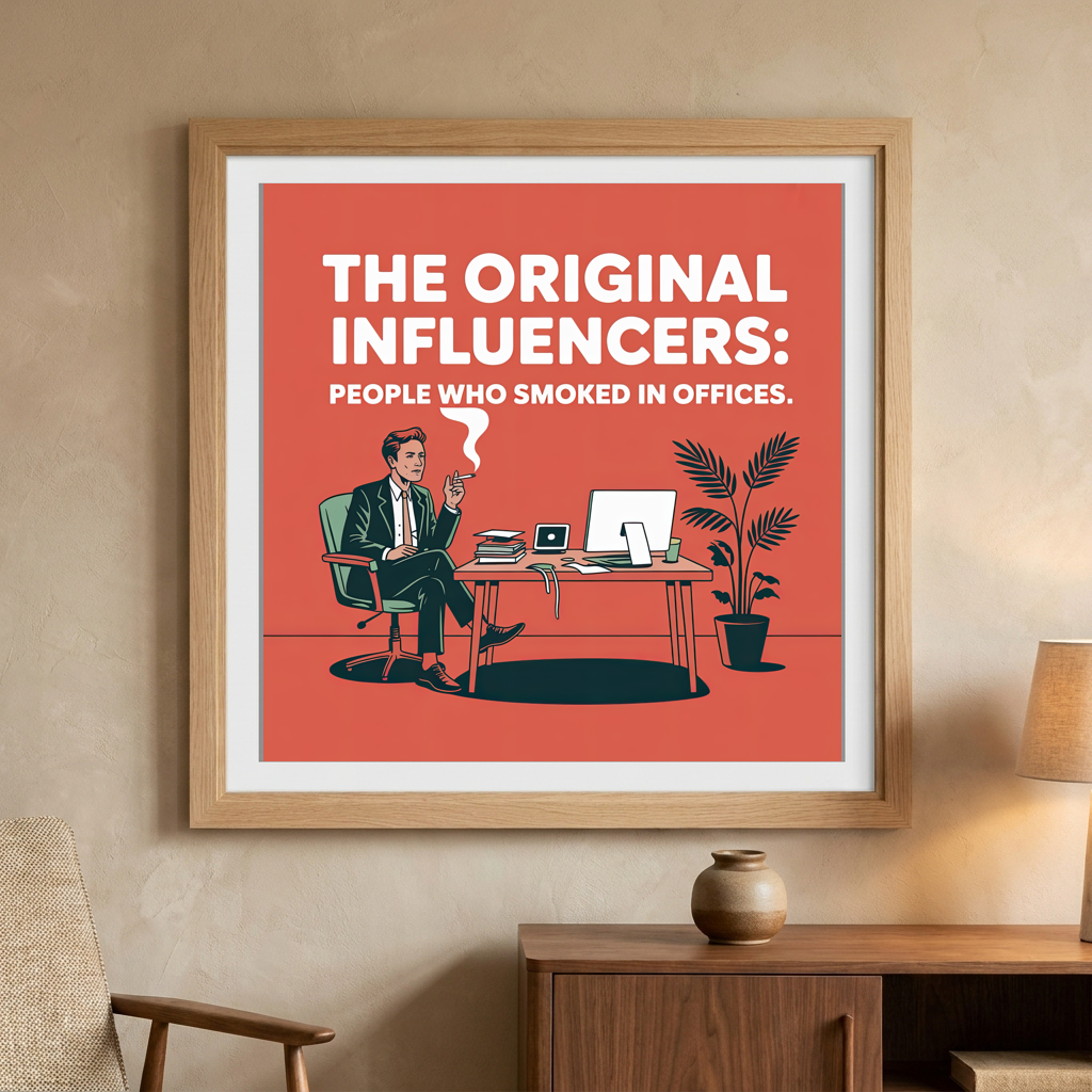 The Original Influencers People Who Smoked in Offices