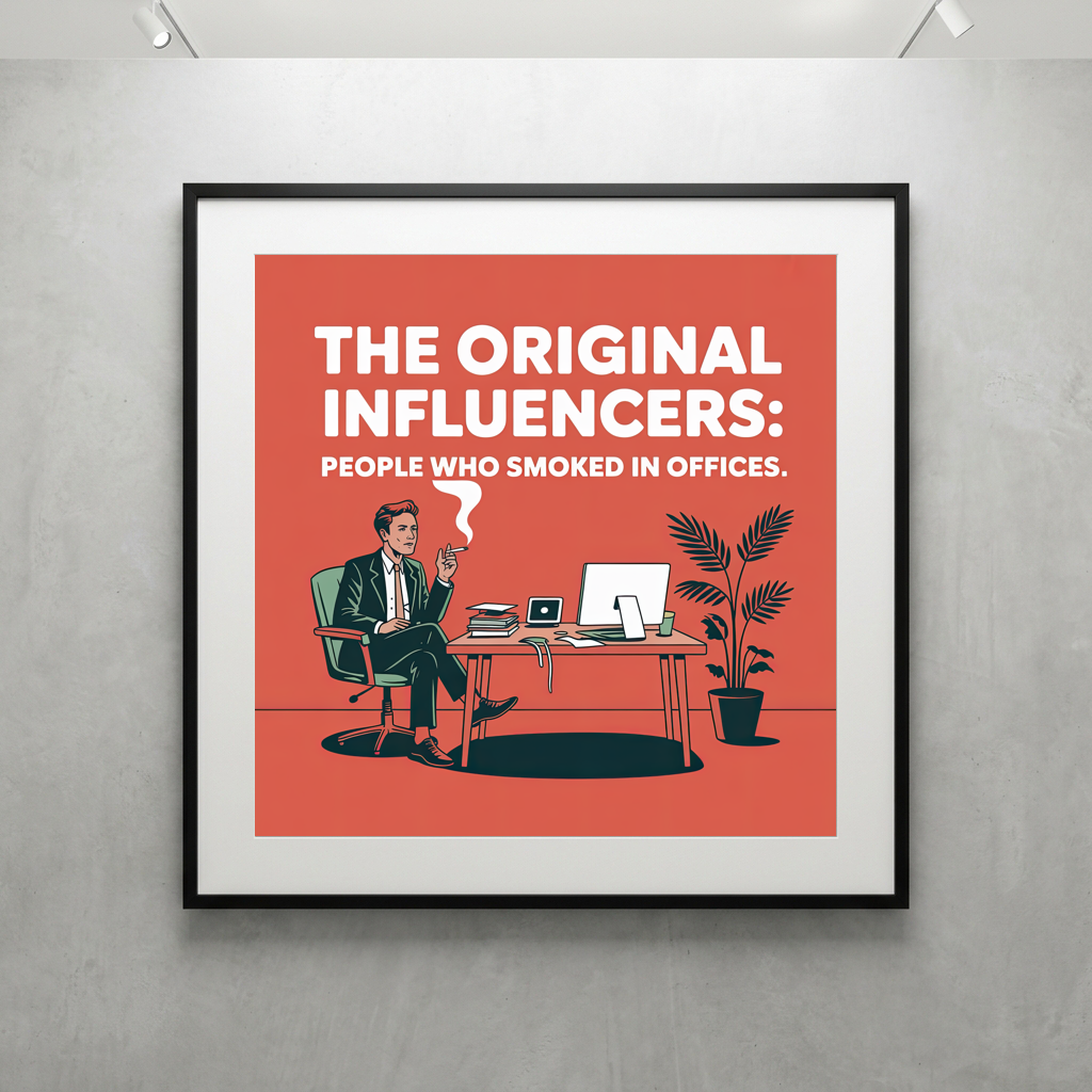 The Original Influencers People Who Smoked in Offices