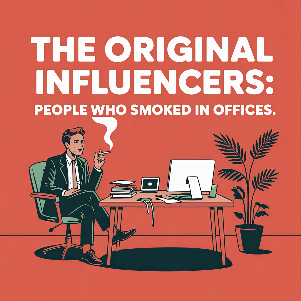 The Original Influencers People Who Smoked in Offices