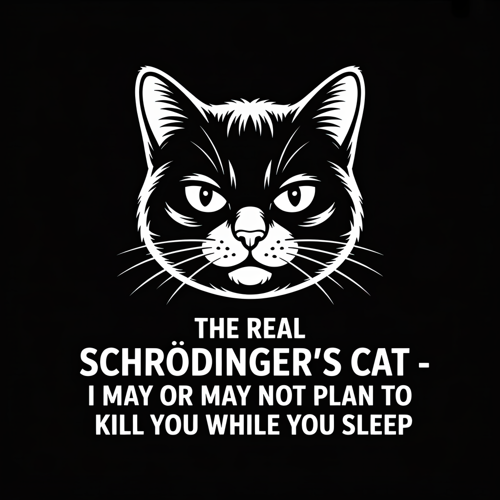 The Real Schrödingers Cat I May or May not Plan to Kill You