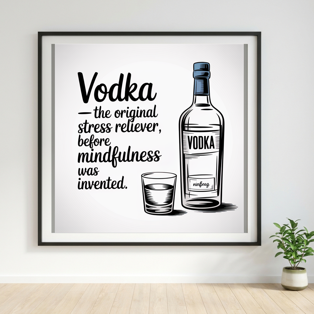 Vodka the Original Stress Reliever