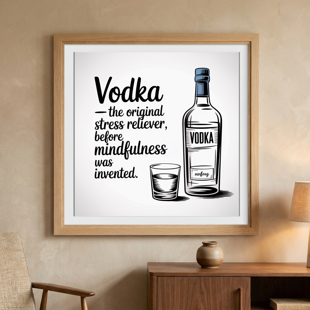 Vodka the Original Stress Reliever