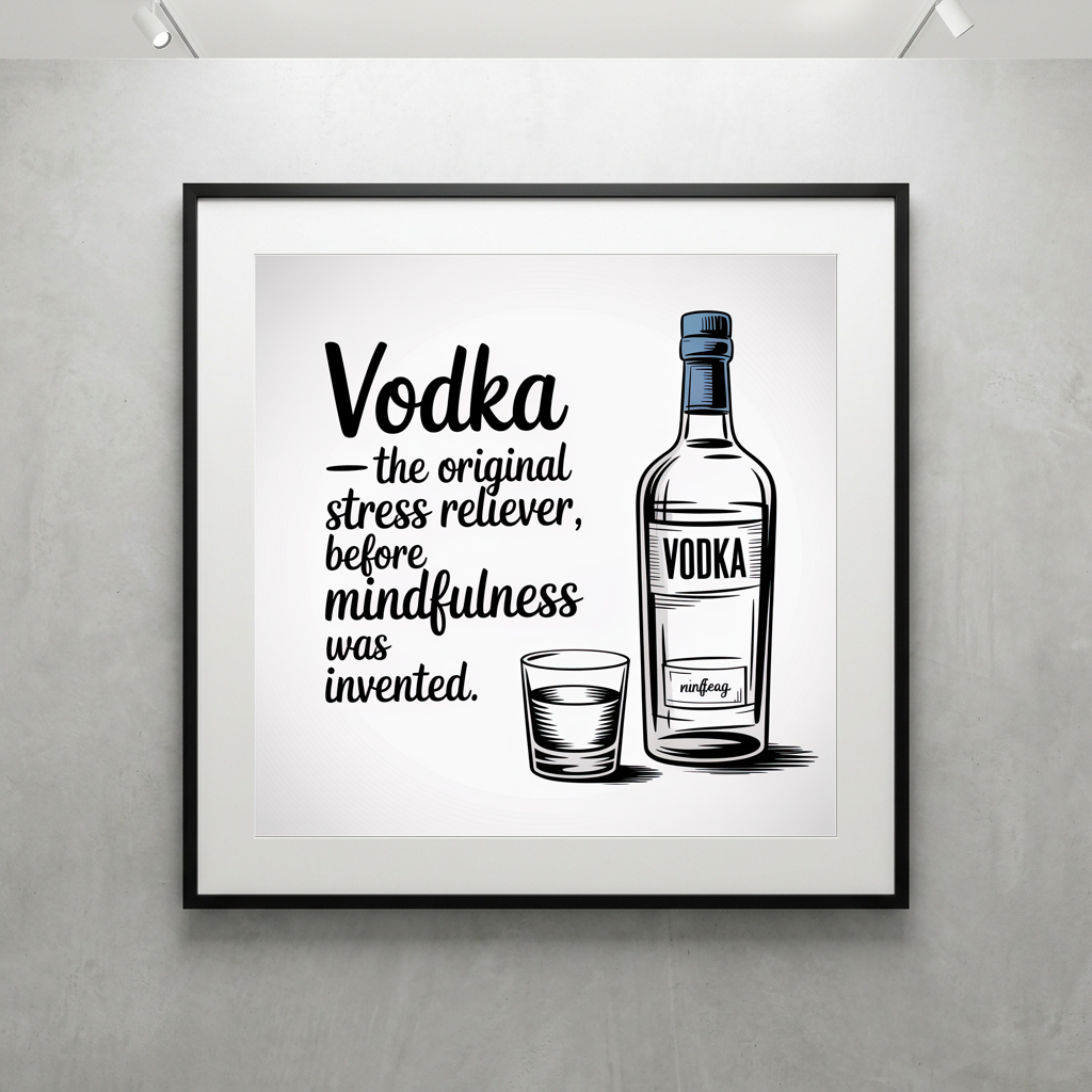Vodka the Original Stress Reliever