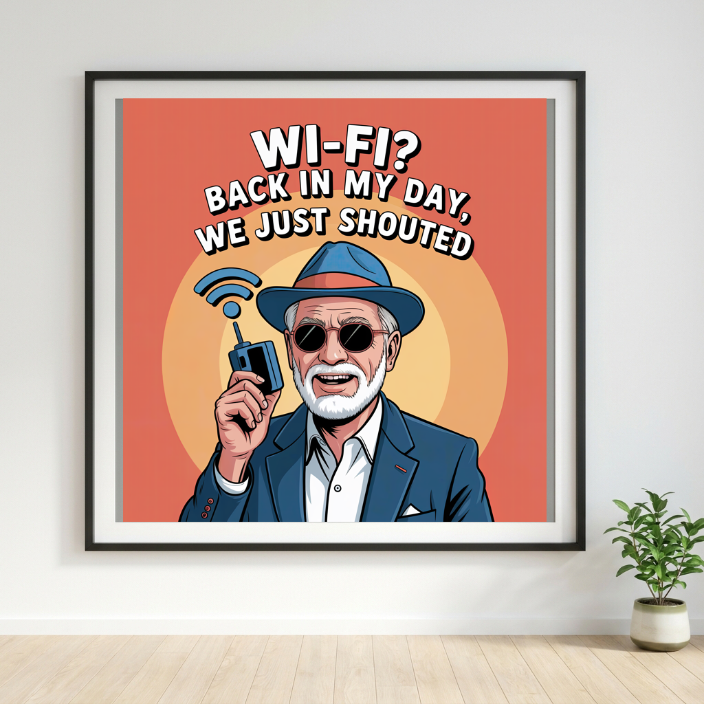 Wi Fi Back in my Day We Just Shouted