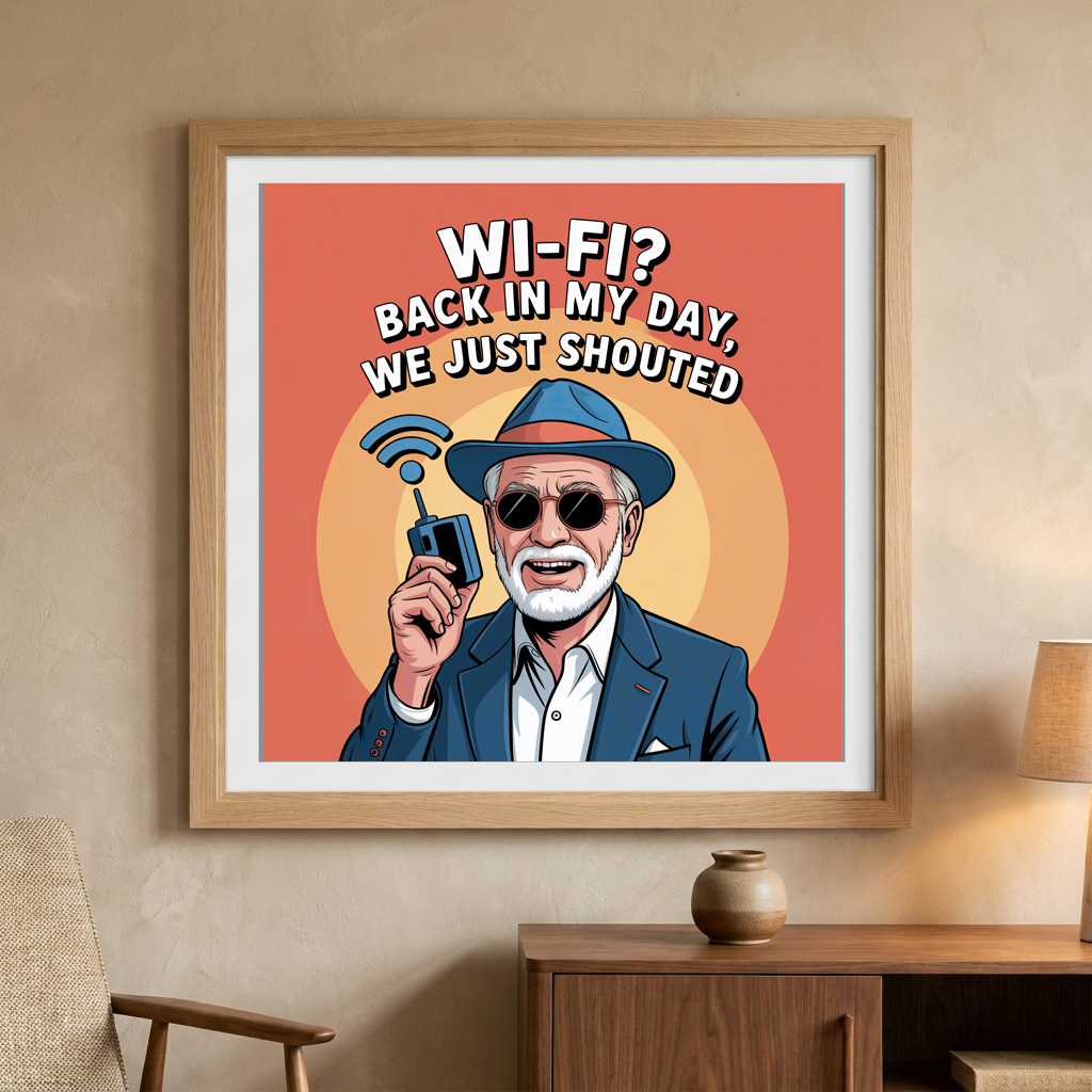 Wi Fi Back in my Day We Just Shouted